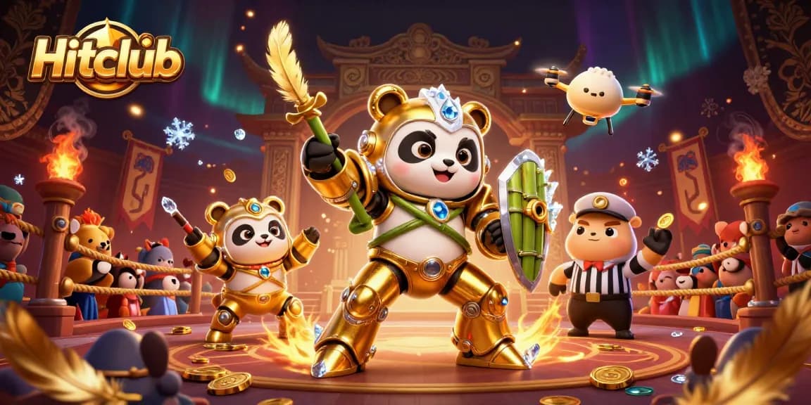 Hitclub players enter the exciting casino arena, engaging in vibrant games and thrilling challenges.
