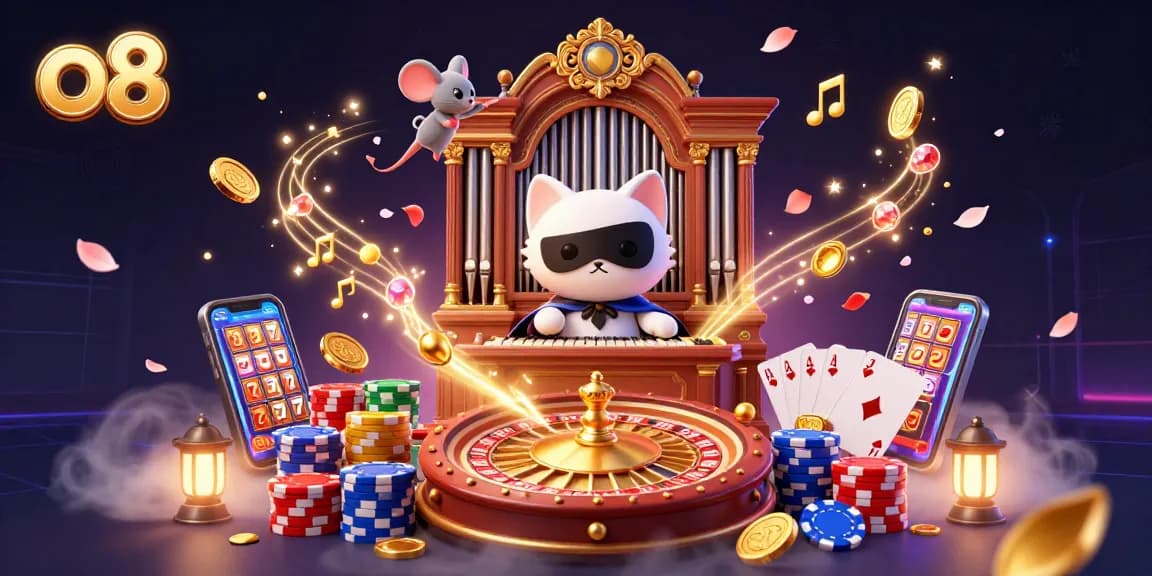 Engage in thrilling moments with o8 as the phantom cat captivates at the casino.