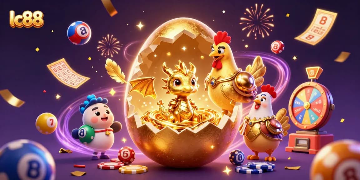 Experience the exciting world of lc88 with golden games, prizes, and vibrant lottery elements.