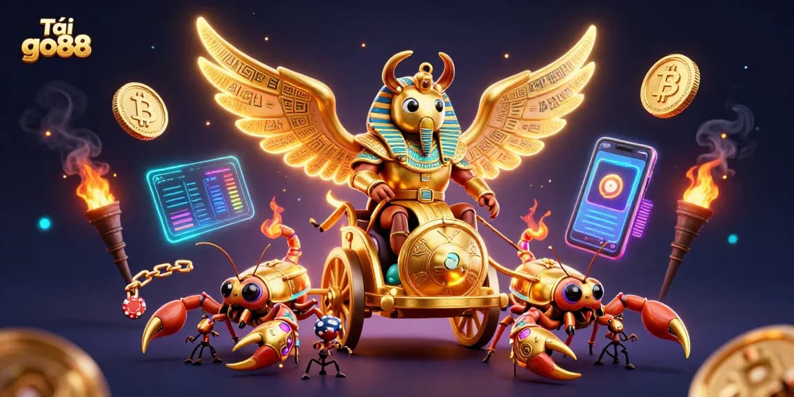 Experience an exciting gaming adventure with Tải go88, featuring dynamic casino elements and vibrant characters.