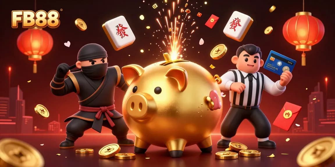 Experience thrilling slots at FB88, with golden piggy banks and exciting game elements!