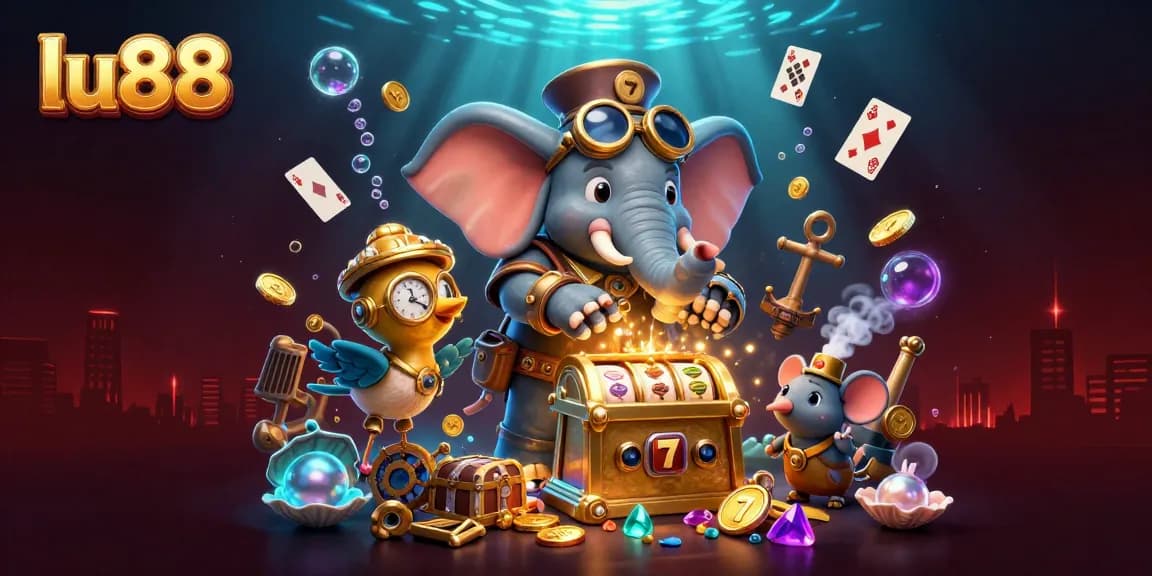 Experience thrilling wins at lu88 with steampunk characters and stunning casino elements.