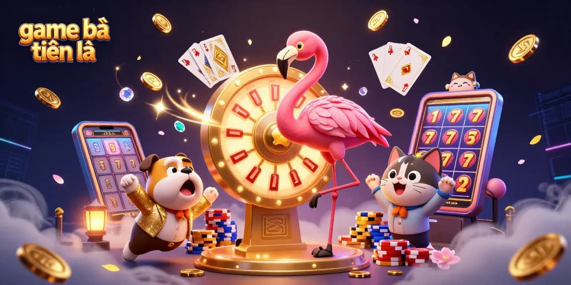 Experience thrilling game bài tiến lên action with vibrant coins and dynamic gameplay elements in this colorful scene.