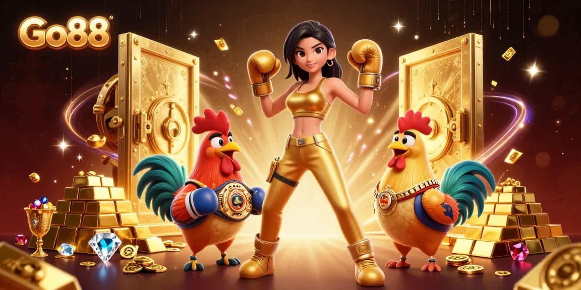 Experience thrilling wins at Go88 with vibrant characters and dazzling treasure.