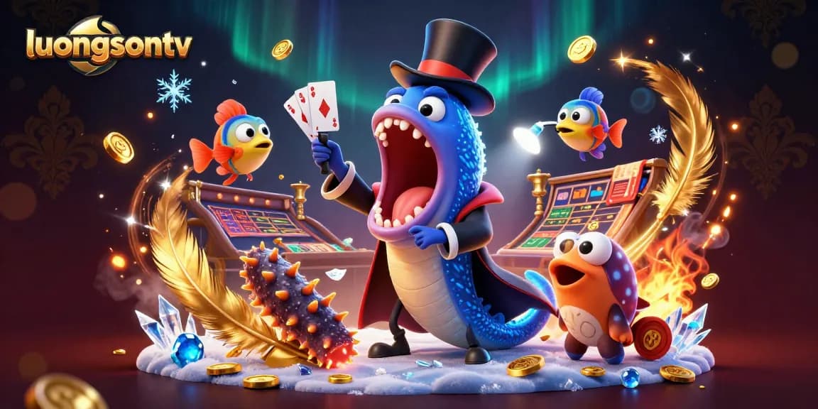 luongsontv offers thrilling sports betting action with illuminated characters showcasing magic and excitement.