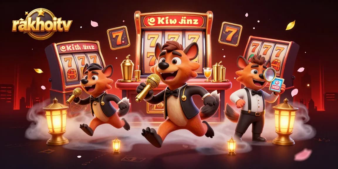 Watch rakhoitv hyenas engage in exciting casino scenes filled with lively games and vibrant decorations.