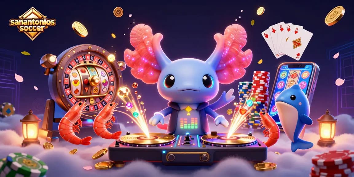 Experience sanantoniosoccer excitement as vibrant characters spin slots and dance with golden coins!