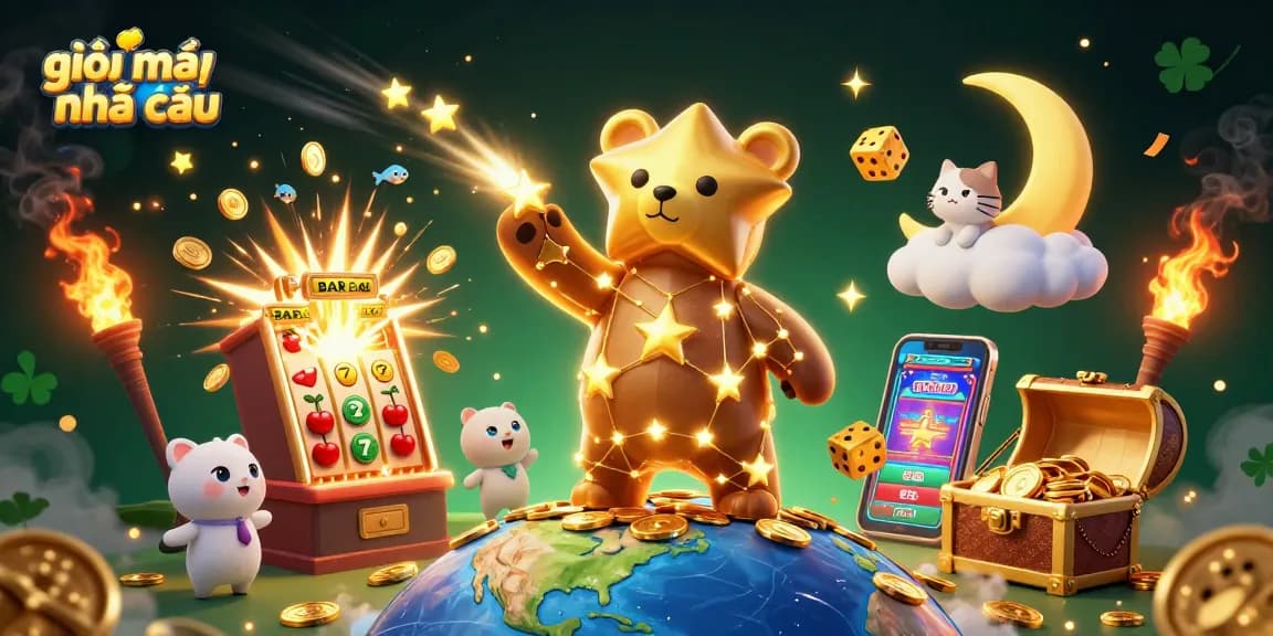 Scoop up coins with the 3D constellation bear while winning at giải mã nhà cái casino.