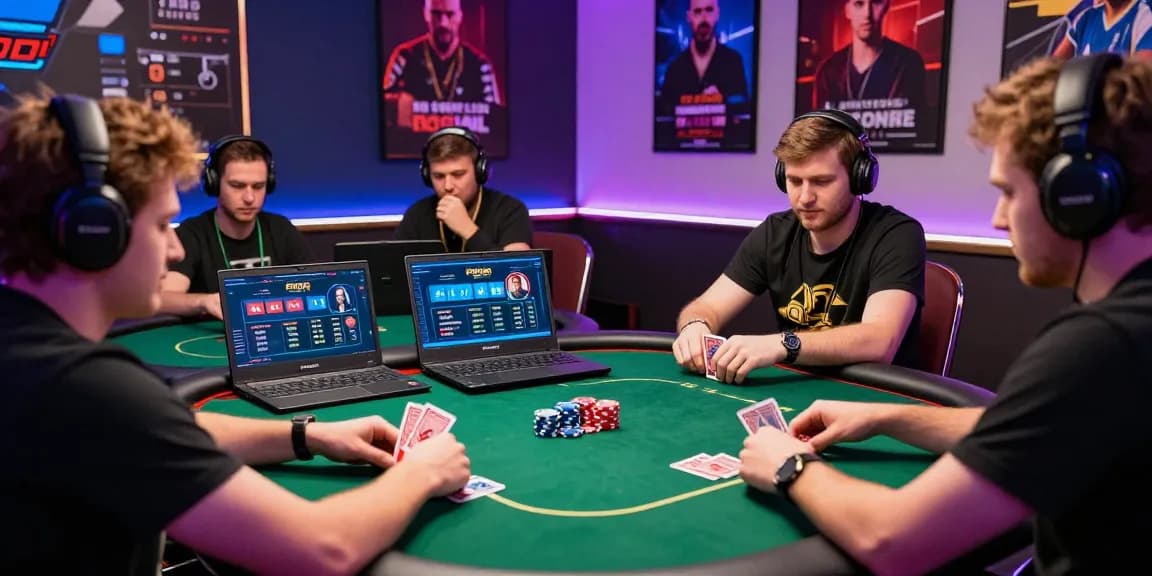Players enjoying a thrilling online poker game at Dewa Poker, showcasing the excitement of Poker Idn Terpercaya.