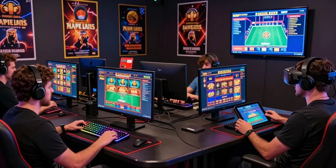 Exciting online gaming environment featuring players enjoying credit card casinos at their desks; discover top options with https://scoarch.org.uk.