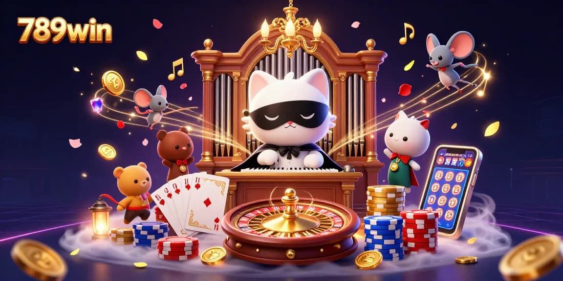 Experience thrilling wins with 789win's captivating casino environment featuring dynamic characters and games.