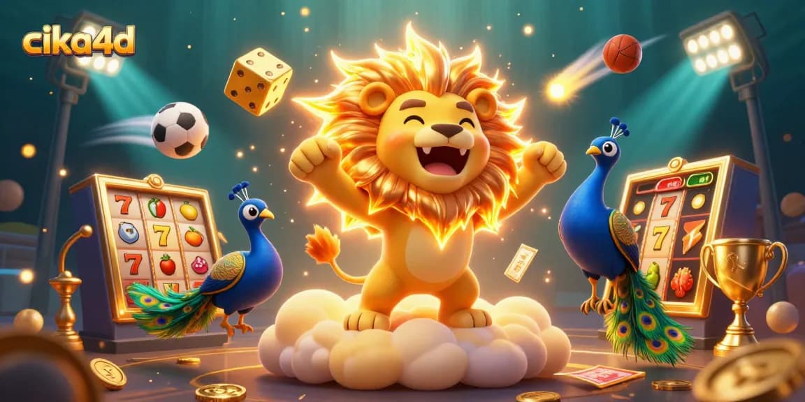 Experience thrilling gaming with cika4d's engaging casino scene featuring vibrant elements and dynamic gameplay action.