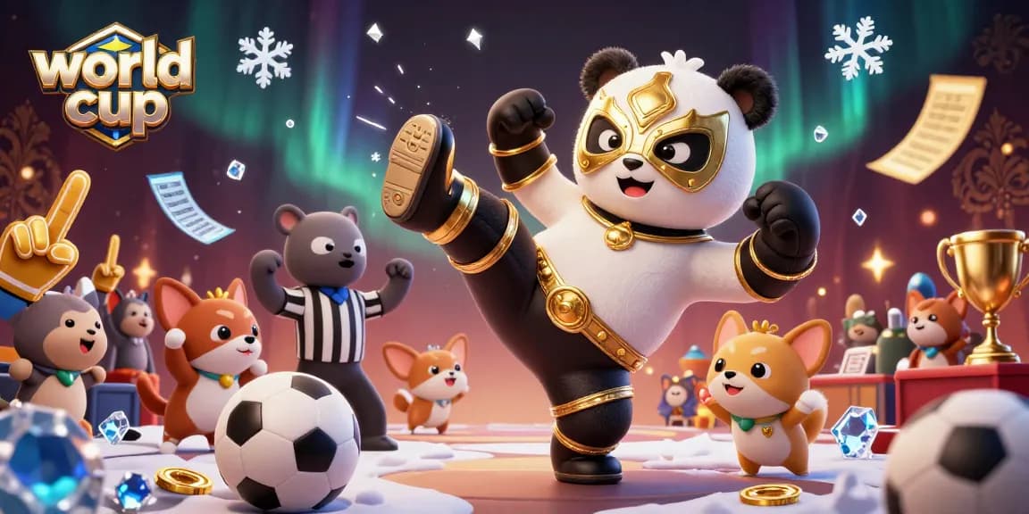 Bet on the world cup with competitive strategies and excitement, featuring vibrant characters in a dynamic scene.
