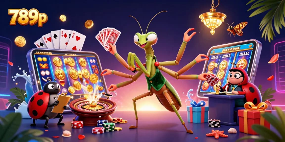 Experience thrilling gaming with 789p's colorful casino action, featuring vibrant characters and dynamic games.