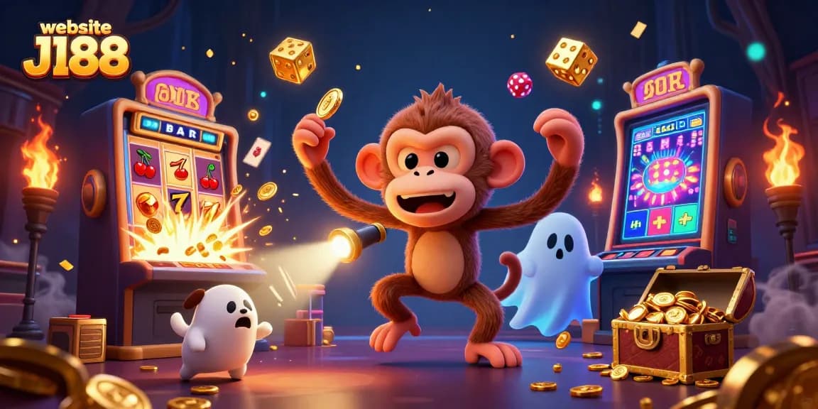 Engage with thrilling experiences at website J188 featuring a poltergeist monkey and a ghost-hunter puppy.