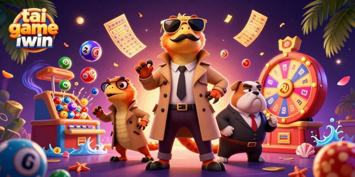 Experience the vibrant world of tai game iwin as 3D raptors entertain in a lively casino scene.