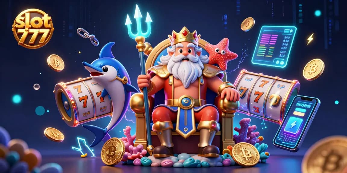 Engage in thrilling gameplay at slot 777 with captivating 3D characters and vibrant casino elements.