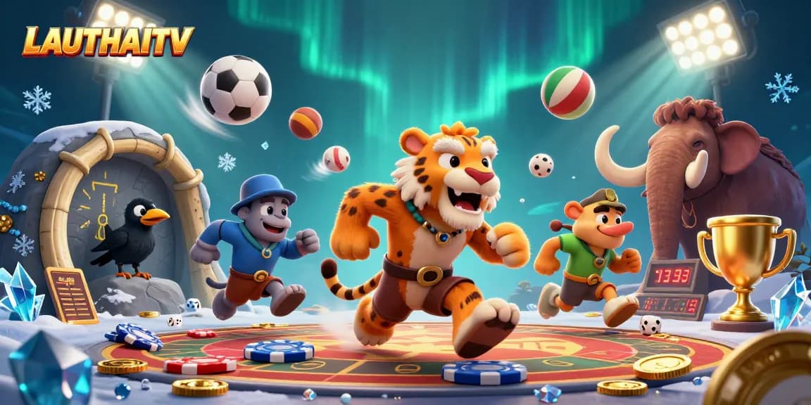 LAUTHAITV offers live streaming of football matches with innovative gaming features, exciting visuals, and rich experiences.