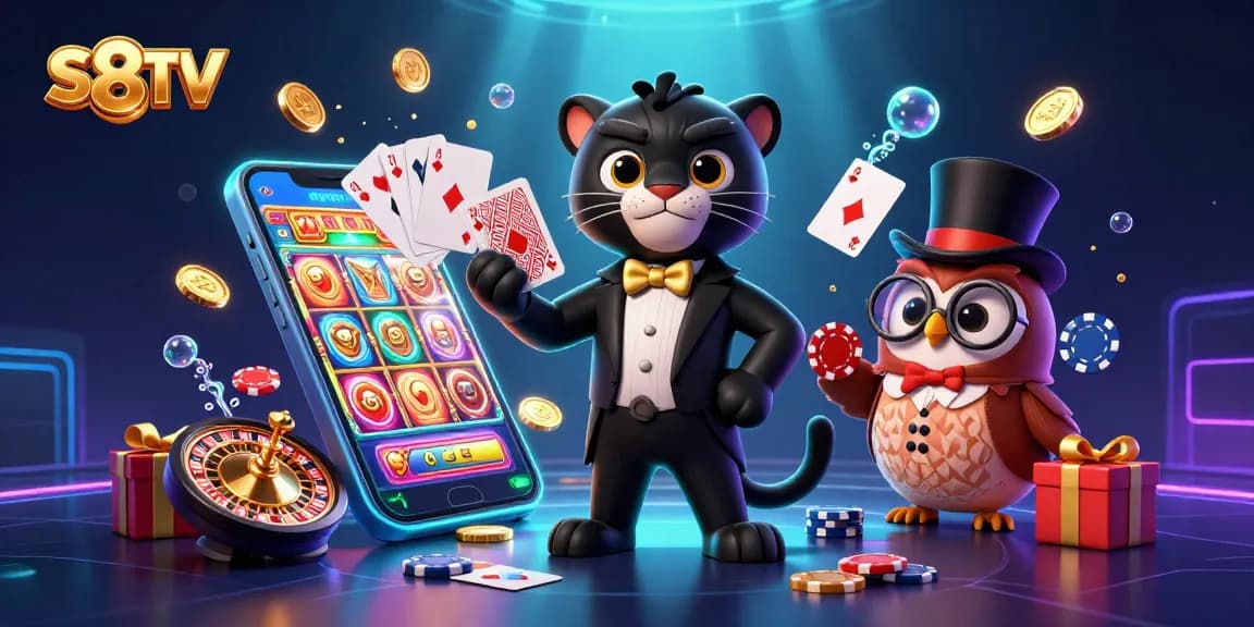 S8TV delivers thrilling live betting insights with engaging cartoon characters enhancing your gaming experience.