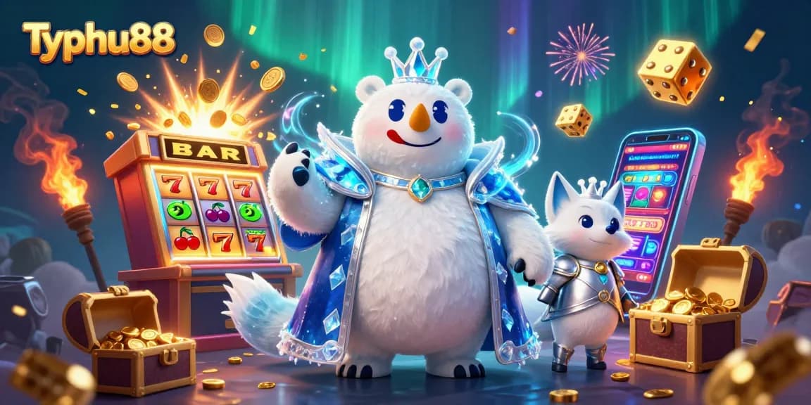 Experience excitement at Typhu88 with dynamic slots, graceful characters, and jackpot visuals.