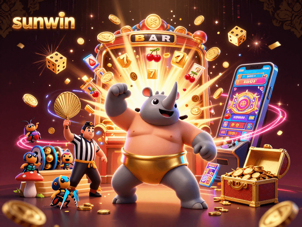 Experience thrilling gameplay with sunwin's exciting jackpot explosion featuring a cartoon beetle champion!