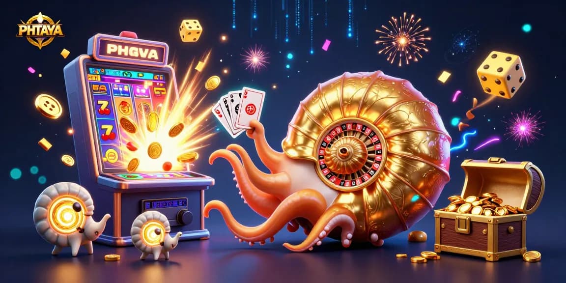 PHTAYA offers an exhilarating casino experience with vibrant slots and live games amidst dazzling graphics.