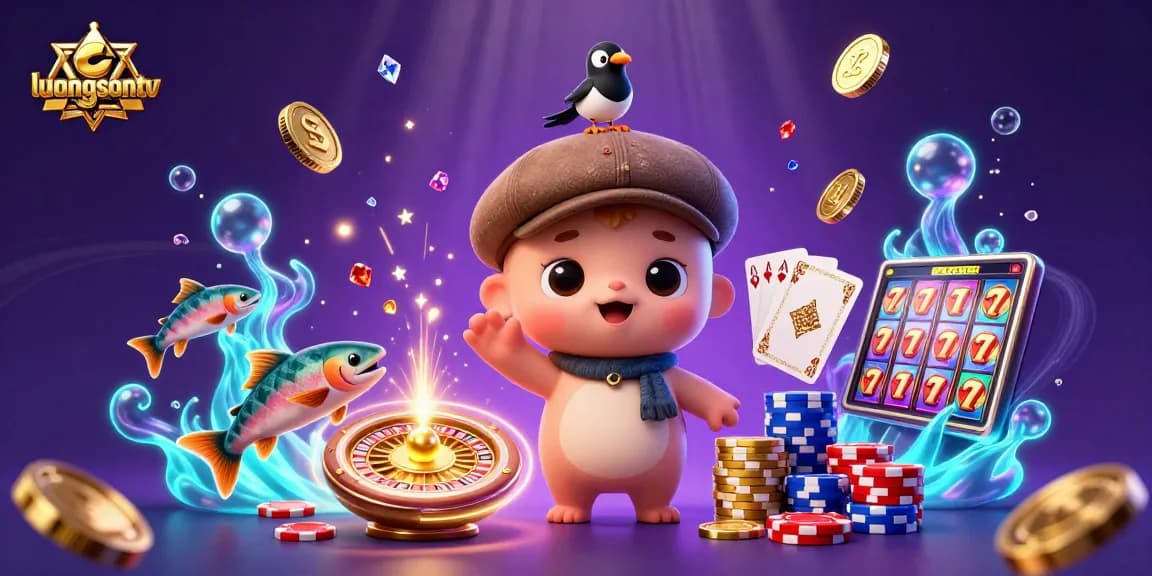 Experience thrilling gameplay with luongsontv, showcasing dynamic slots and colorful casino elements.