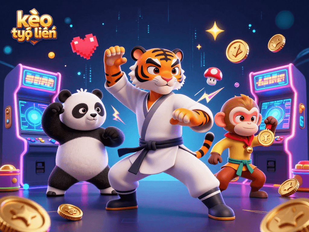 Kick off your bets with kèo trực tuyến and vibrant characters in an exciting online casino scene.