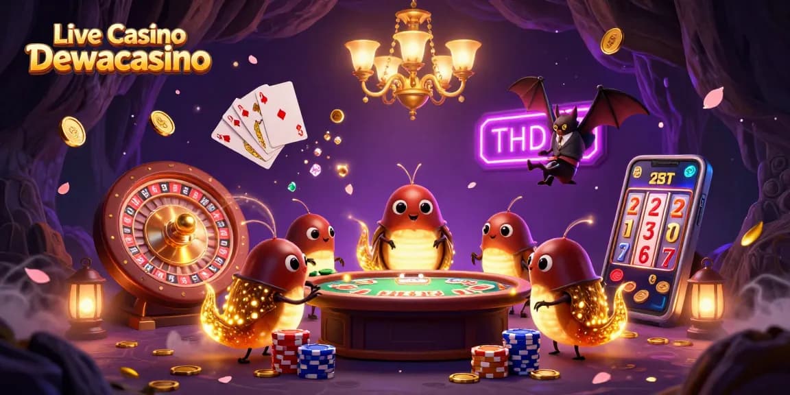 Experience thrilling gameplay at Live Casino Dewacasino with exciting games and a lively atmosphere.