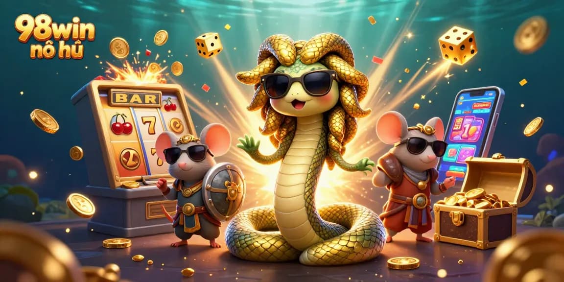 Experience the thrill of 98win nổ hũ with vibrant characters and exciting jackpot elements!