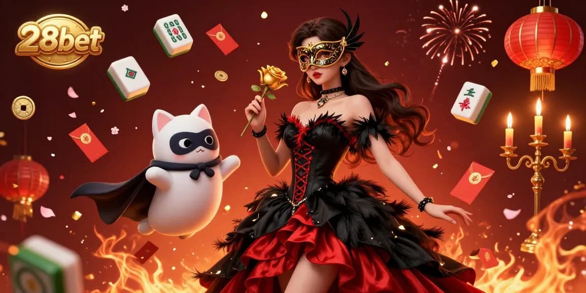 Engage with the vibrant world of 28bet casino, featuring stunning characters and dynamic game elements.