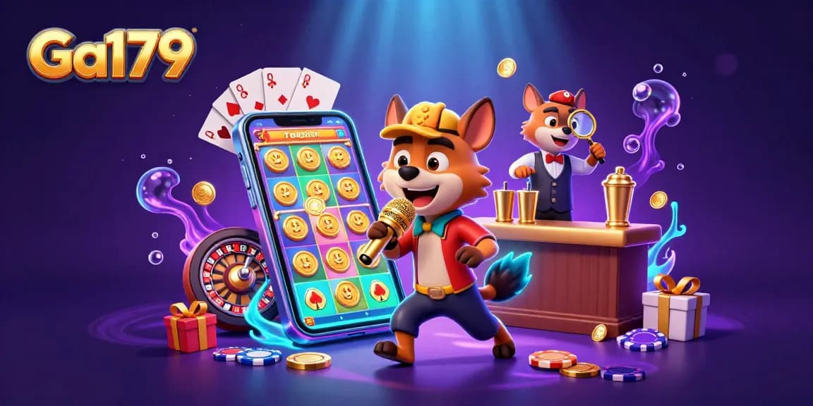 Engage with thrilling Ga179 casino adventures featuring hyenas in a vibrant comedy club scene.