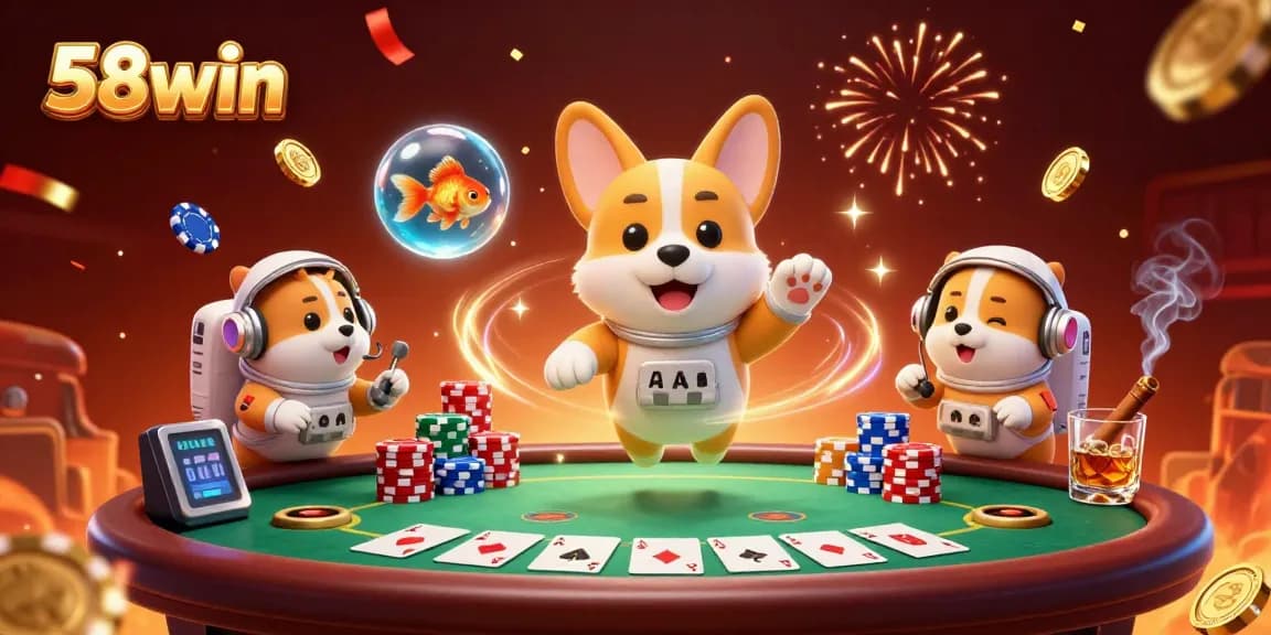 Experience thrilling gameplay with 58win at a dynamic casino space station environment, highlighting fun gaming elements.