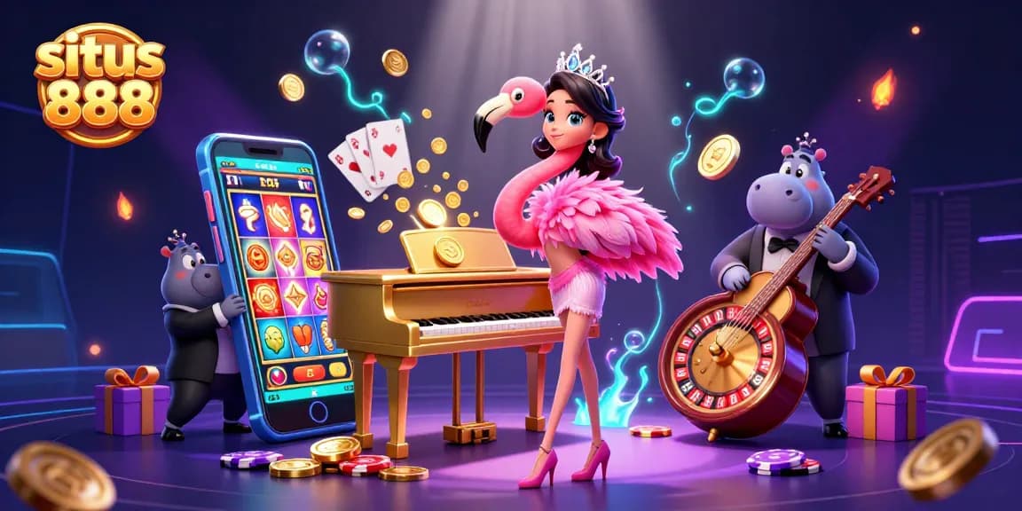 Experience excitement with situs 888 as colorful slot games and jackpot winners illuminate the casino world!
