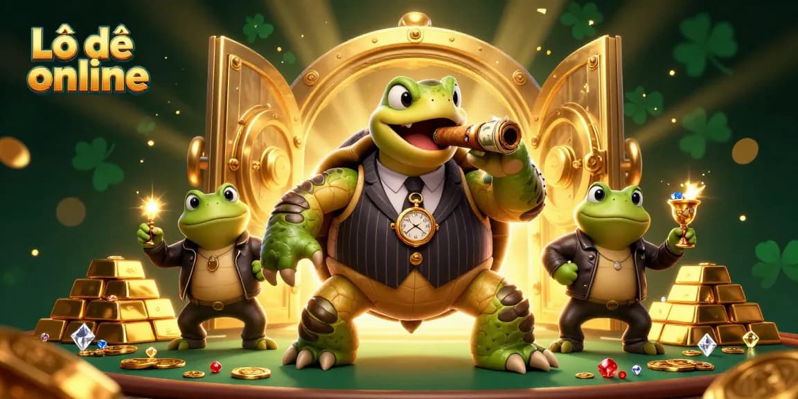 Experience thrilling Lô đề online action with vibrant characters amidst a rich casino backdrop.