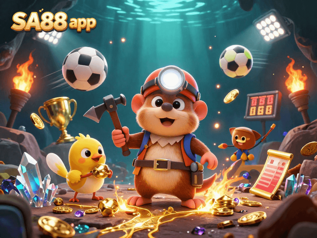 Engage in the fun with the SA88 app, where treasure hunting meets exciting sports betting!