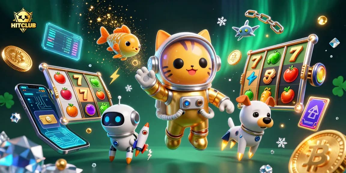 Hitclub showcases a thrilling gaming experience with vibrant space-themed elements and engaging gameplay.