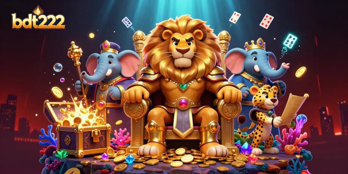 Maximize your gameplay potential with bdt222 through this vibrant casino-themed illustration.