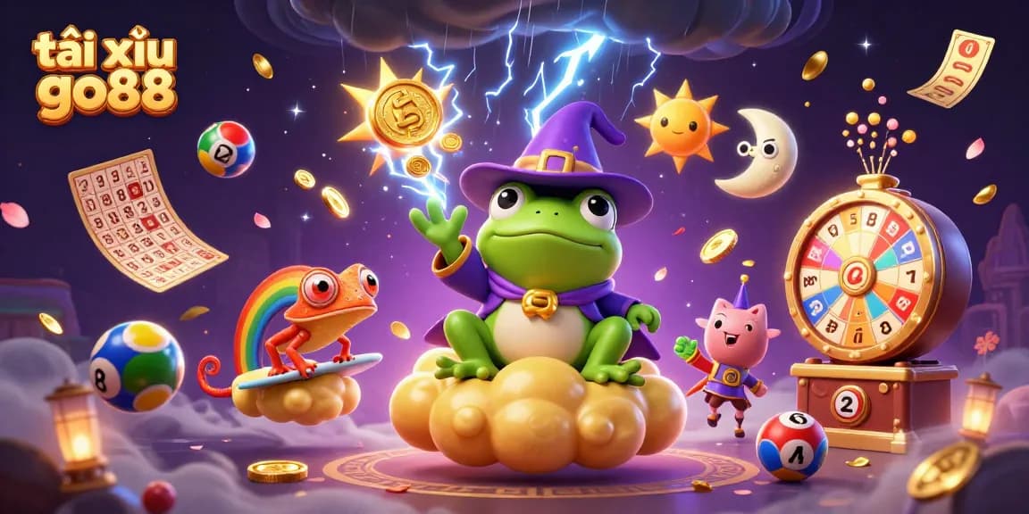 Engage in thrilling tài xỉu go88 gameplay with a vibrant illustration of a fantasy scene featuring enchanting characters and dynamic elements.