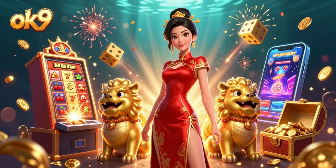 Experience the excitement of ok9 live casino action with captivating characters and vibrant gaming elements.