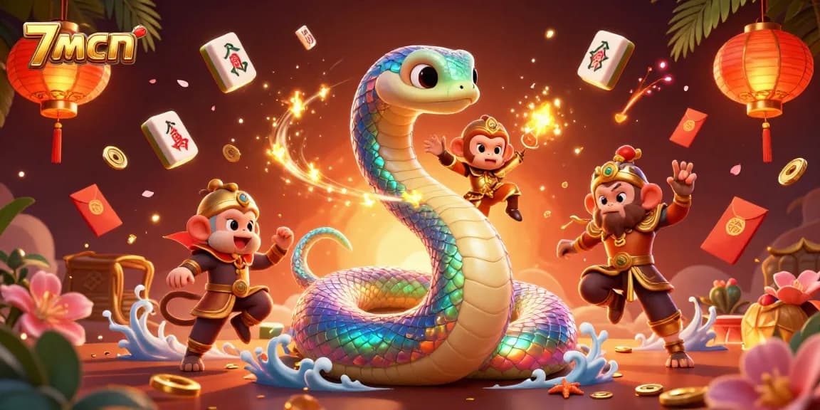 Engage with 7mcn’s vibrant colors and dynamic gameplay in this festive illustration.