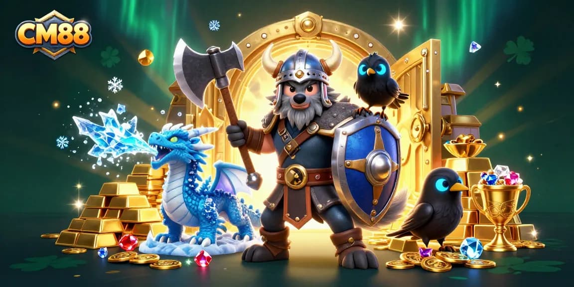 Experience thrilling chances at CM88 with a Viking wolf warrior and treasure galore.