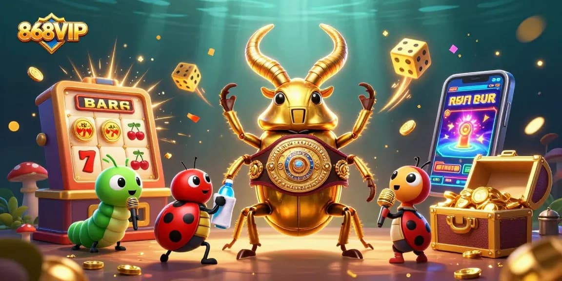 Experience exciting wins at 868VIP with vibrant casino action and colorful game elements.