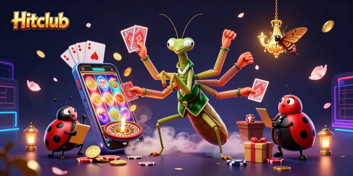 Hitclub offers thrilling gameplay with vibrant slot games and engaging characters in an online casino atmosphere.