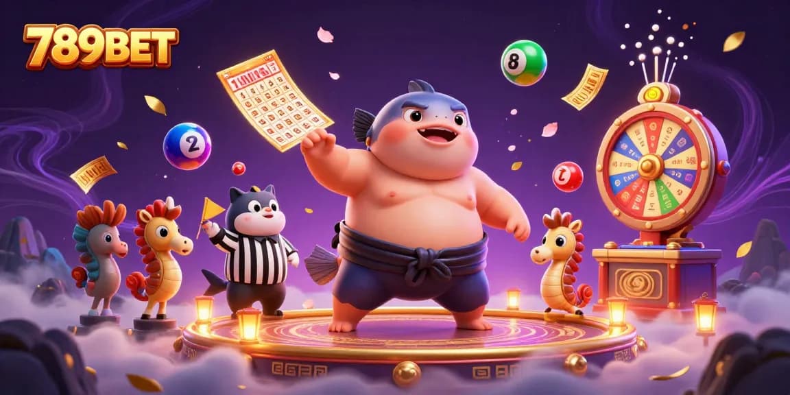 Engage with 789BET's underwater lottery as colorful elements and characters create dynamic excitement.