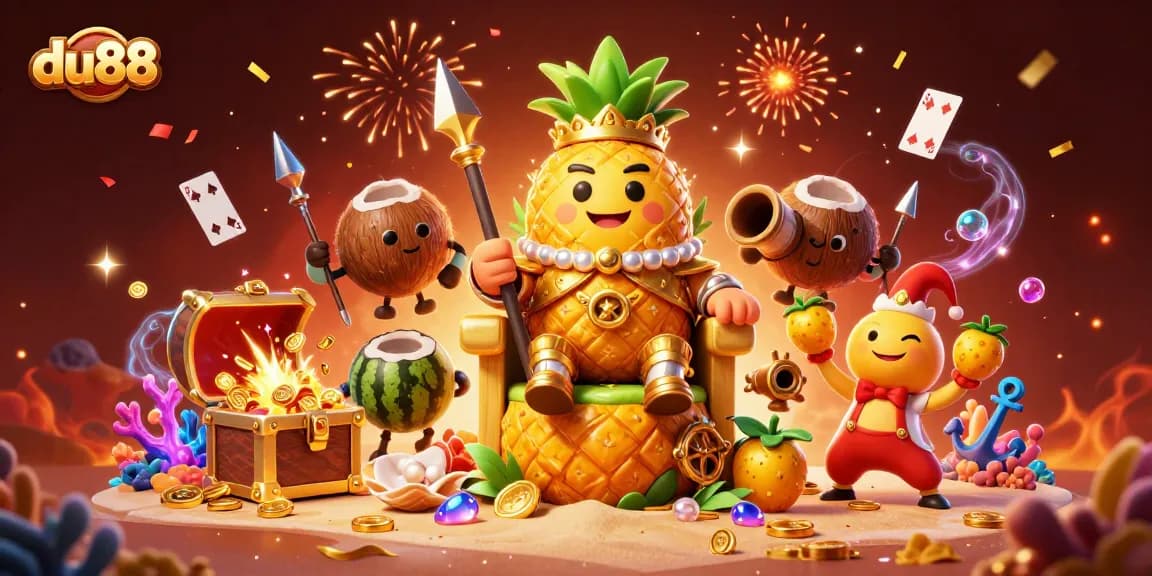 Experience the thrill of du88 with a vibrant casino adventure featuring unique characters and gaming elements.