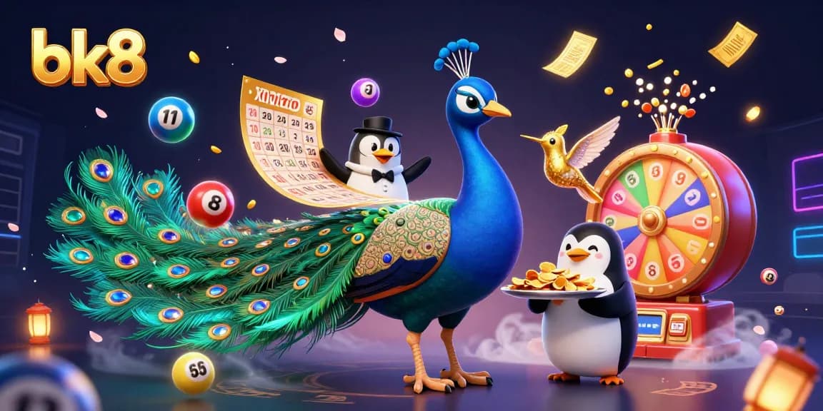 Experience thrilling gameplay with bk8 at this vibrant casino scene filled with dynamic elements and rich visuals.
