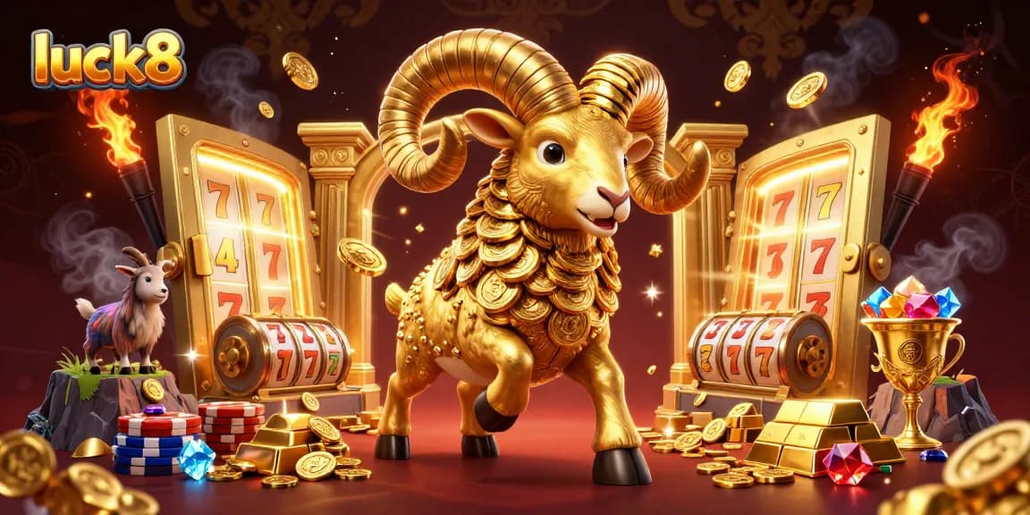 Engage with luck8's vibrant casino world featuring thrilling slots and golden treasures.