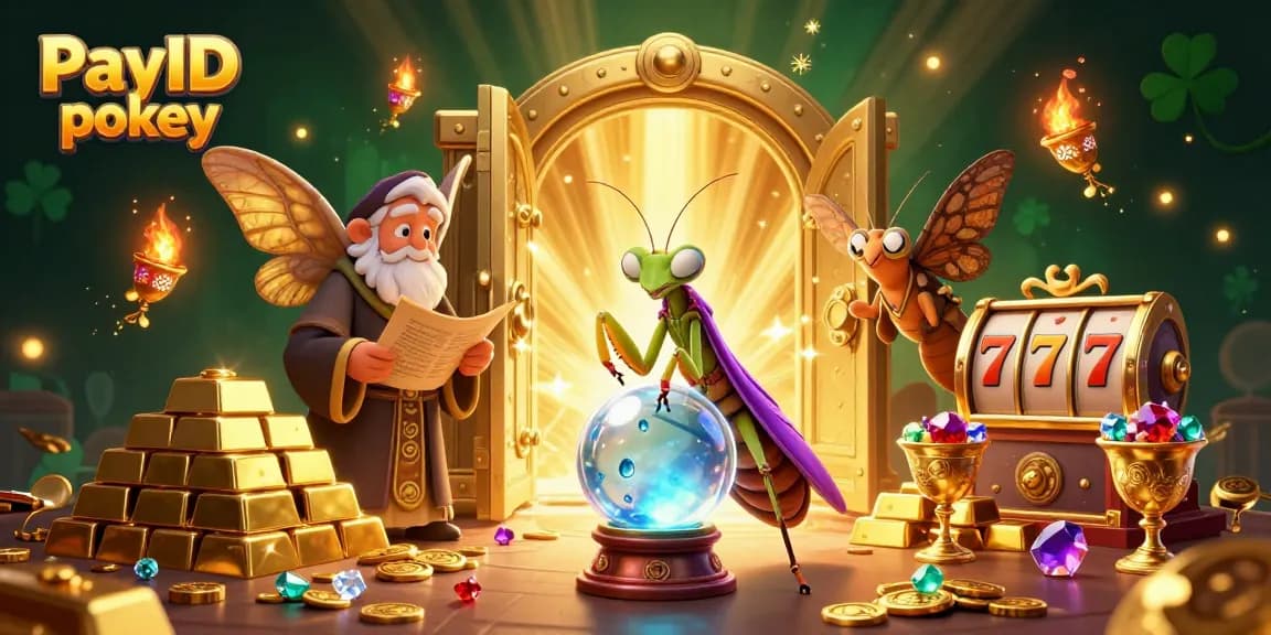 Engage with PayID pokies in vibrant 3D, featuring fortune teller, slots, and treasures.