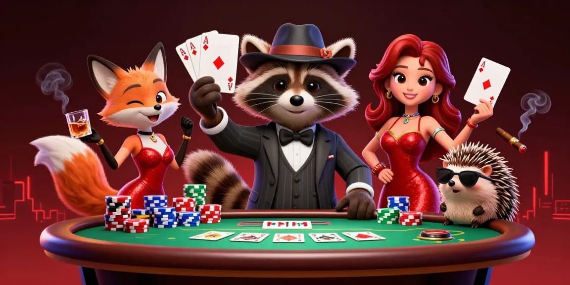 Experience thrilling poker wins with Sun Win in this vibrant casino illustration.